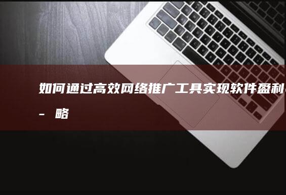 如何通过高效网络推广工具实现软件盈利策略